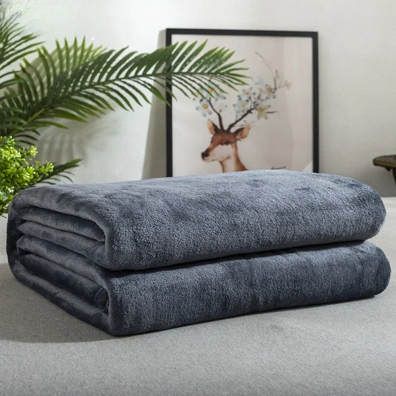 

Flange Blanket Universal Blanket Office Nap Single-layer Double-sided Velvet Four Seasons Household Blanket