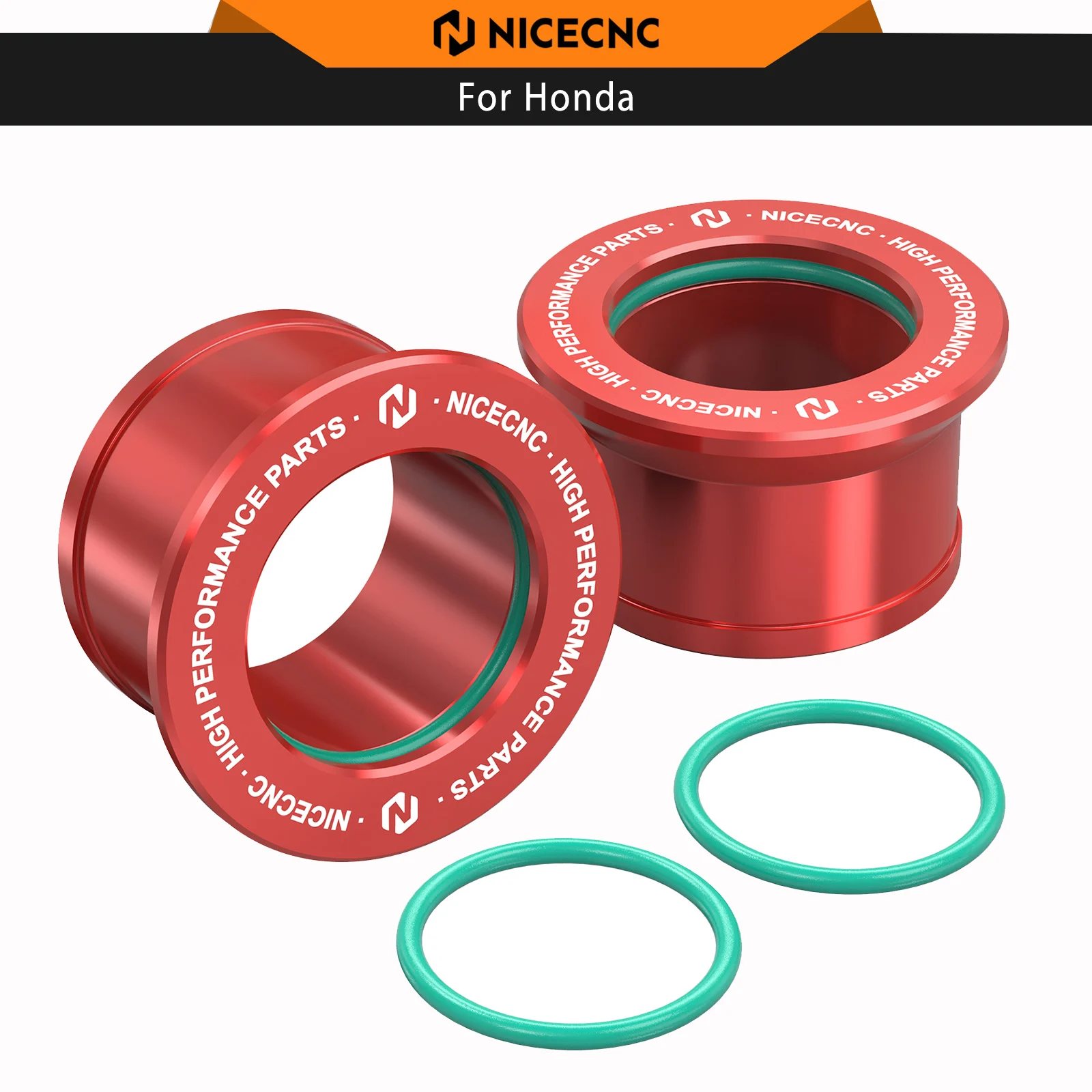

NICECNC For Honda CRF250R CRF450R 2005-2024 Rear Wheel Spacers Hub Collars CRF450L CRF250X CRF450X CRF250RX CRF450RX CRF450RL