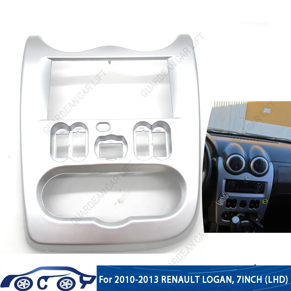 

7-дюймовый автомобильный радиоприемник для 2010-2013 годов RENAULT LOGAN Android стерео плеер 2 Din головное устройство панель отделка приборной панели