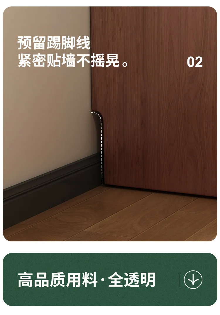 Medieval wardrobe, household bedroom small apartment modern simple cabinet