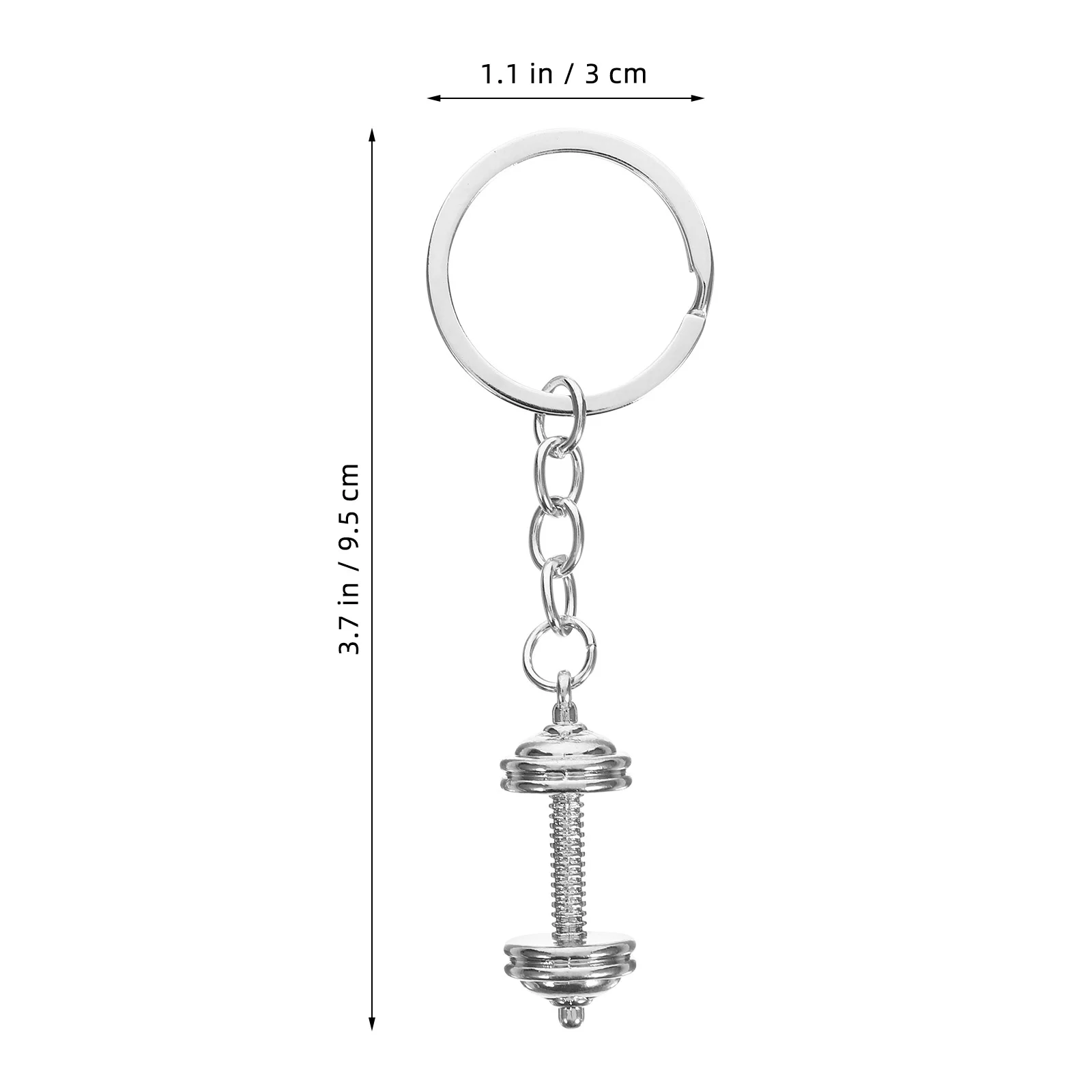 

Dumbbell Keychain Zinc Alloy Fitness Workout Pendant Gym Key Ring Bag Hanging Decor Sports Accessory Gift Dumbbell Key Rings