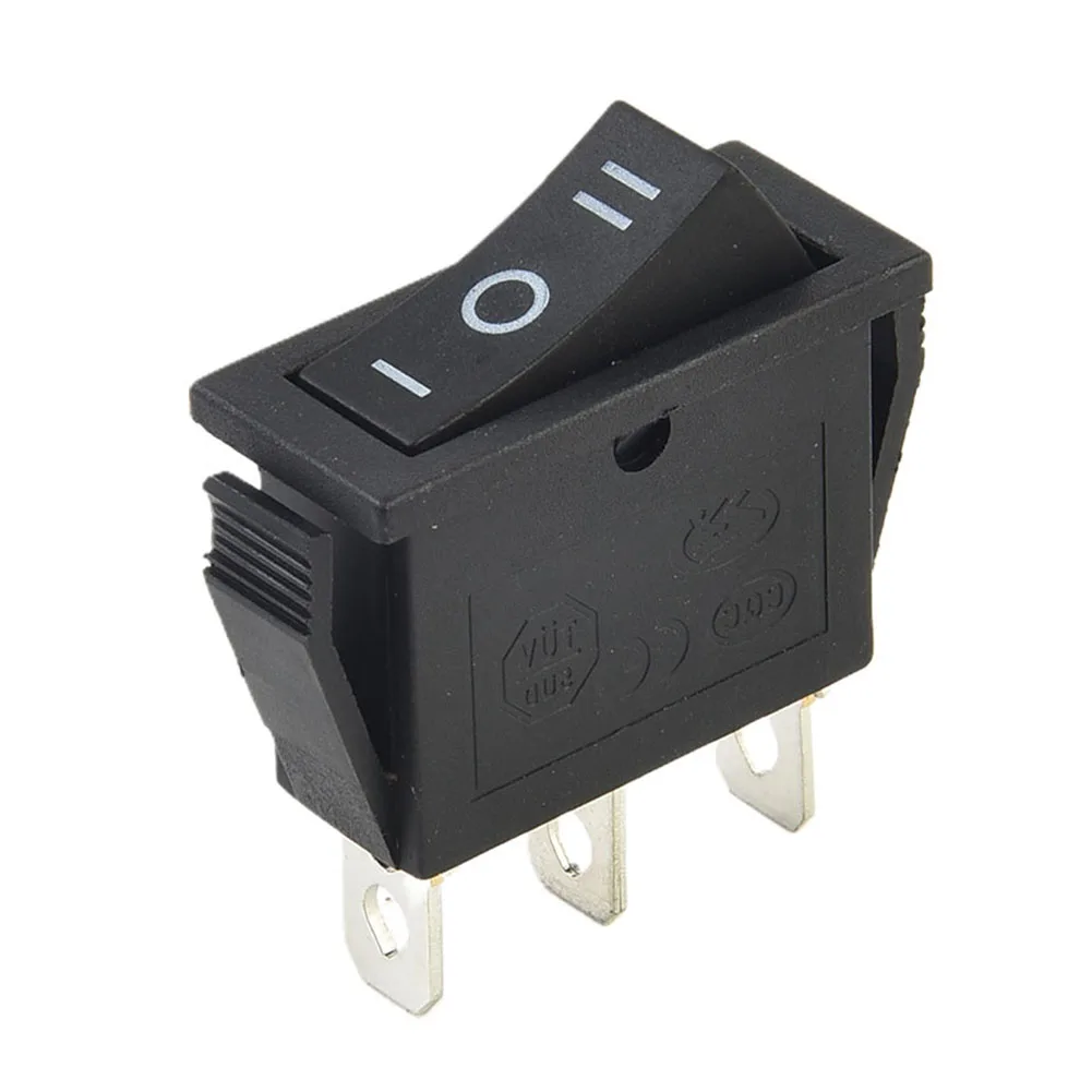 High Quality Rocker Switches Part 12V 16A 250VAC 1pcs 3 Position Accessory Black Boat For Car Dash KCD3-101/3P