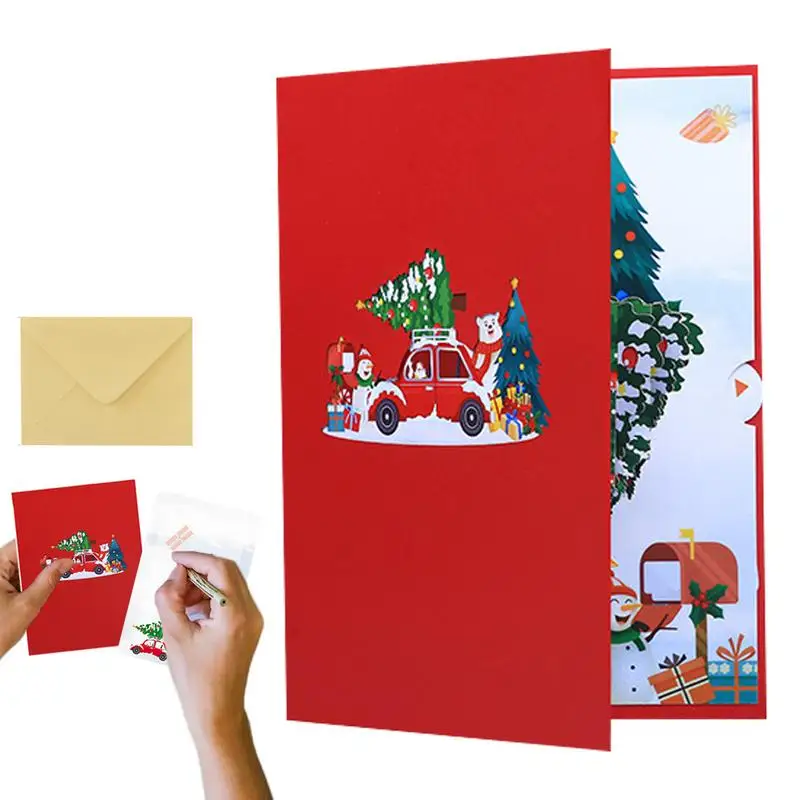 

3D Christmas Cards 3D Christmas Greeting Card Creative Popup Christmas Cards 3D Christmas Greeting Card Funny Christmas Greeting