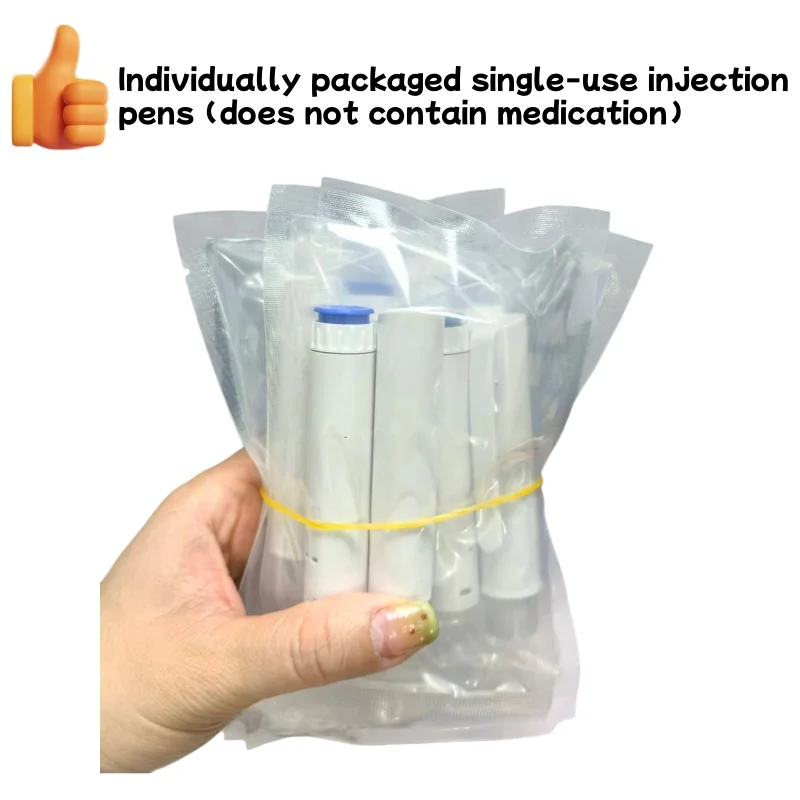 インスリンと成長ホルモン用の使い捨て注射ペン、高精度で量を調整できる、10本入り1セット（薬剤は含まれません）