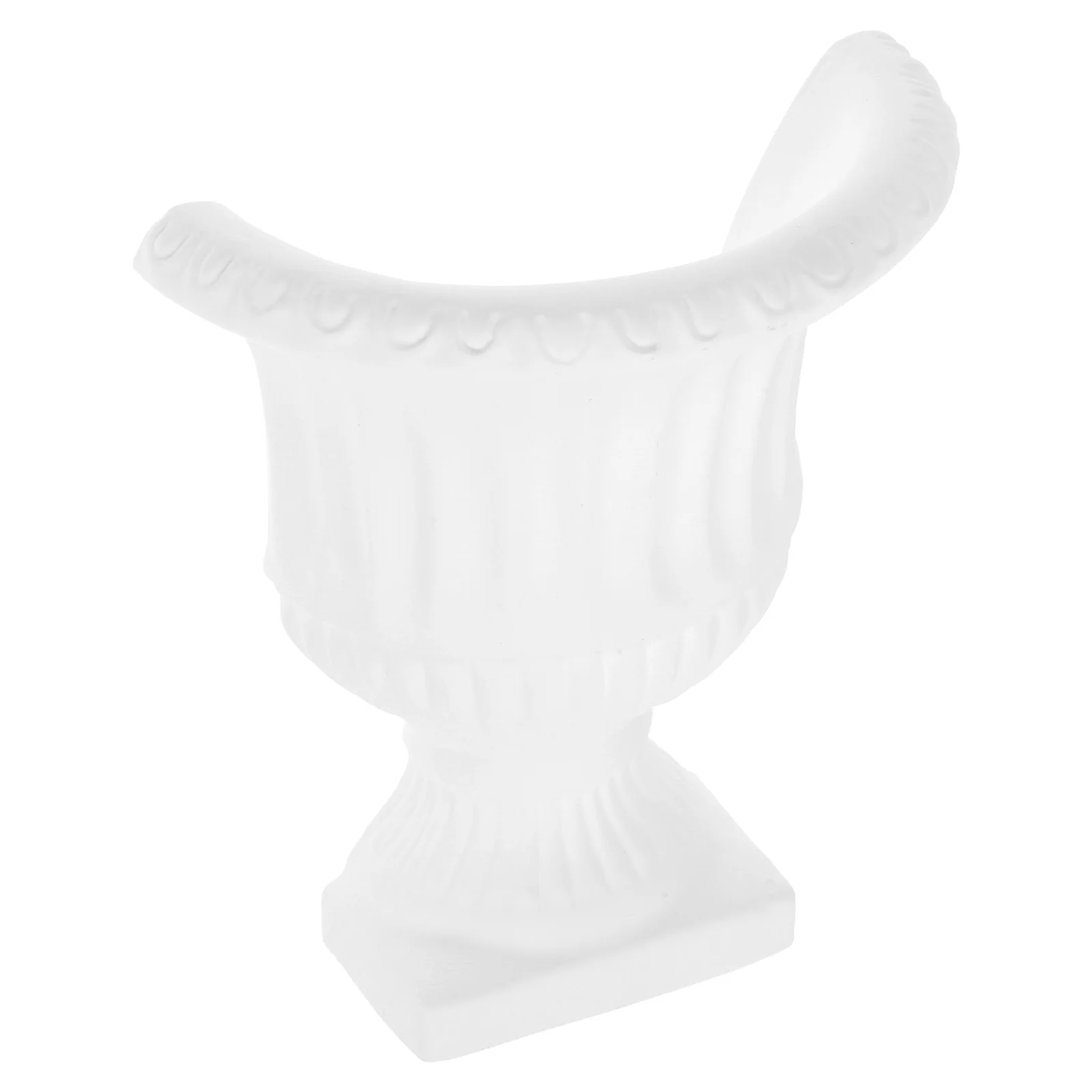 

Vintage Wall Gypsum Flower Holder Half Bottle Shape Vase Wall-Mounted Floral Decor for Living Room Kitchen Rustic Farmhouse