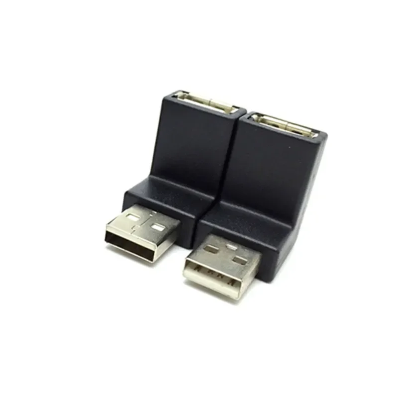 High Quality USB 2.0 A Male to Female Right Angle 90 Degree Adapter for Notebook etc