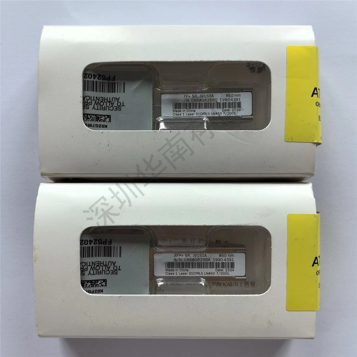 

J9150A SFP + Mega Multi-mode 300M 850NM LC Dual Core Optical Module