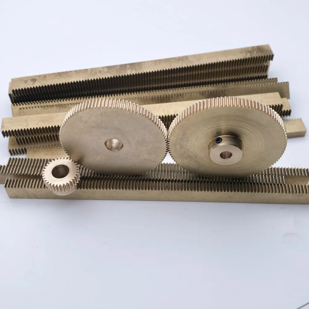 Precision 0.5M Copper/Steel Rack 5/8/10mm-W 5/8/10-H 50/100/150/200/250/300 Length Straight rack DIY Guide Rail Slide Block Part