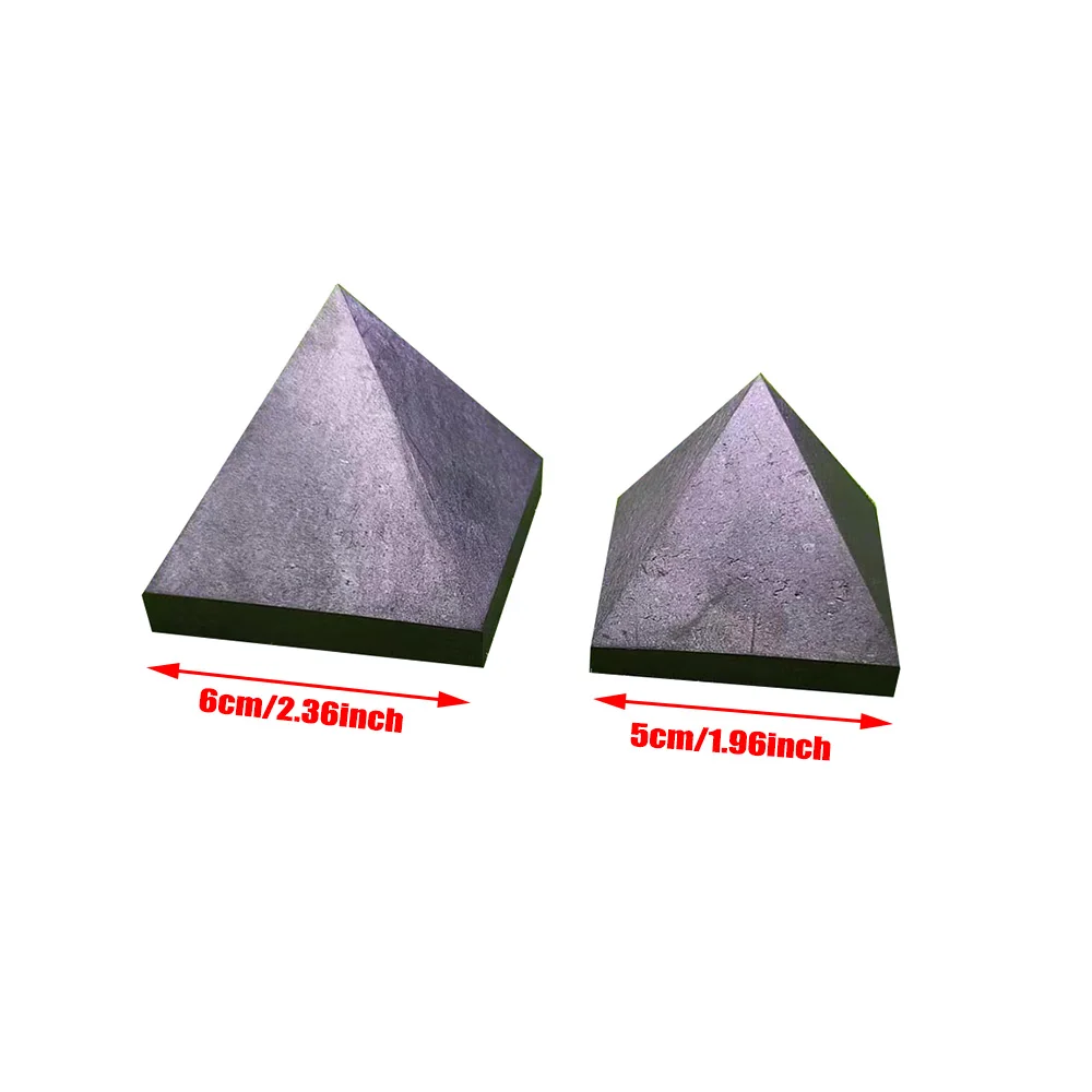 Schungite di cristallo naturale Shungite nera Piramide Torre Energia Quarzo Pietre Reiki per la guarigione Decorazione meditazione Fengshui