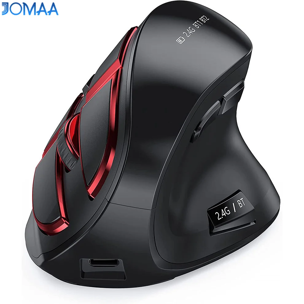 

Bluetooth Rechargeable Wireless Vertical Mouse, 3 Multi-Device Connectivity for Computer/PC/Laptop