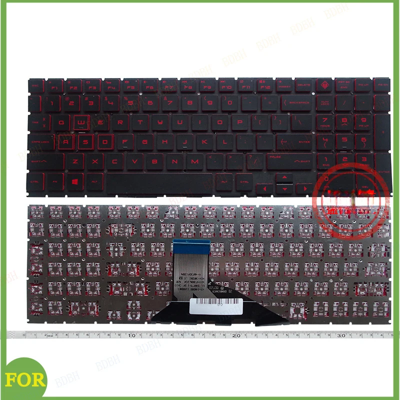 US/SP/RU Backlit Laptop Keyboard for HP 15-DH TPN-Q211 Q211 15-DC TPN-C143 C143 OMEN 15 DC DC0003la DC005TX DC0004TX 15-DH