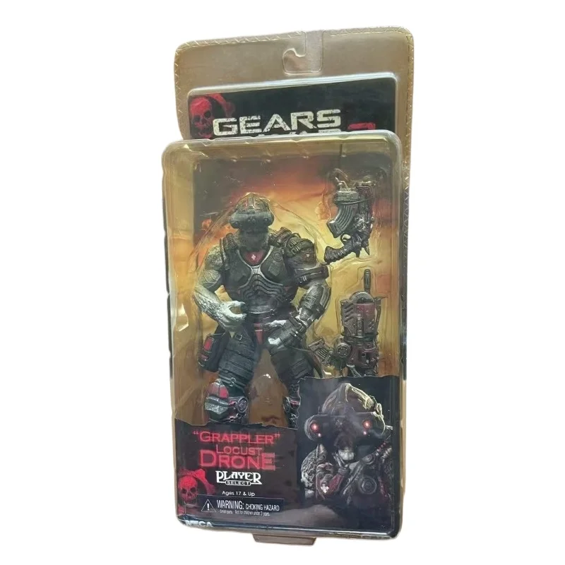 شخصية جندي جيرس أوف وور سيريز RAAM General Orc، عنصر عتيق مع ختم، شخصيات الحركة ألعاب الأطفال هدايا عيد الميلاد