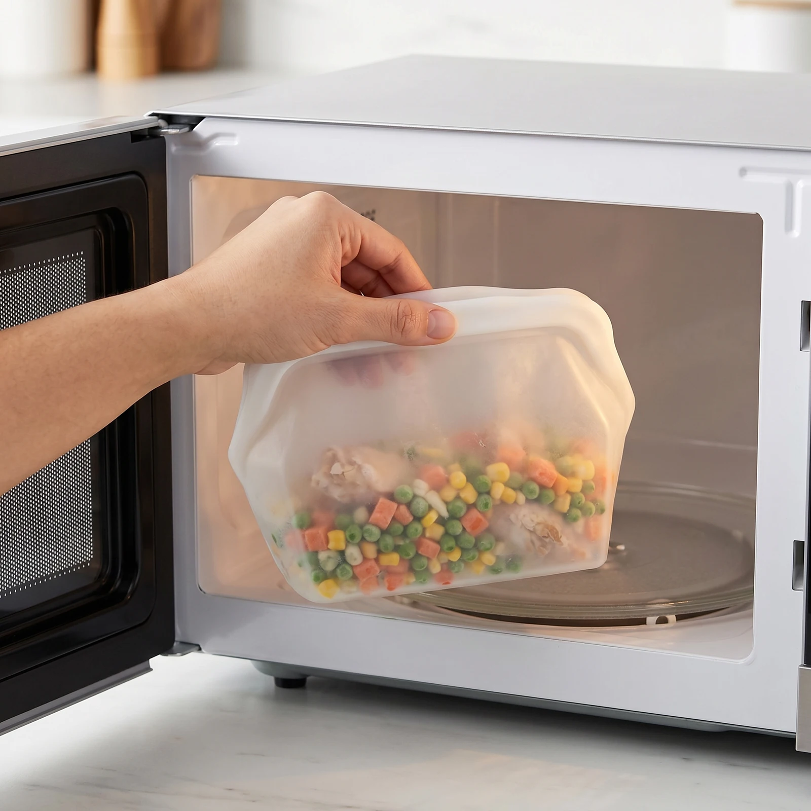 Silicone Storage High-Temperature  Food Storage Leak-Proof and Odor-Proof Non-toxic for Household Kitchen Refrigerators