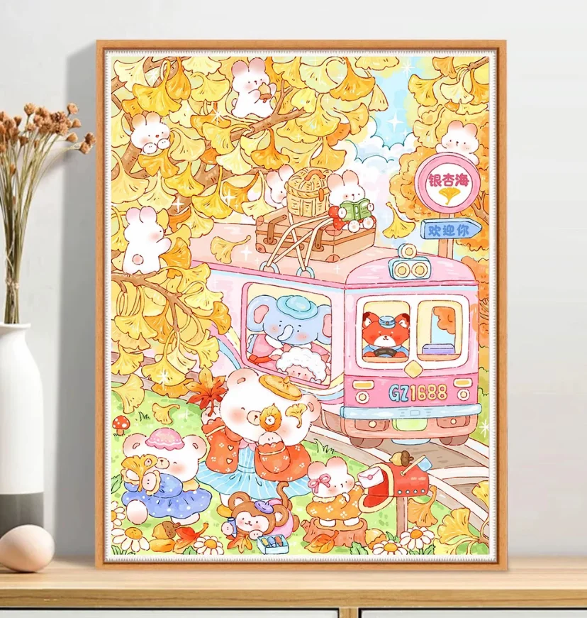 

Набор для вышивки «сделай сам», 9 карат, 65x80 см, набор для вышивки крестом, набор для рукоделия, домашний декор, поделки с иглами, 58 цветов