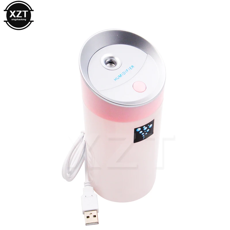 300ML Ultrasonic Humidifier USB Cup Car Humidifier Mini Fragrant Essential Oil Diffuser Spray Home Anion Water Replenisher