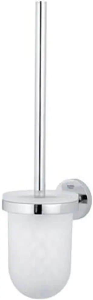 

Elegant Chrome Toilet Brush Set with Holder, Modern Bathroom Cleaning Essentials
