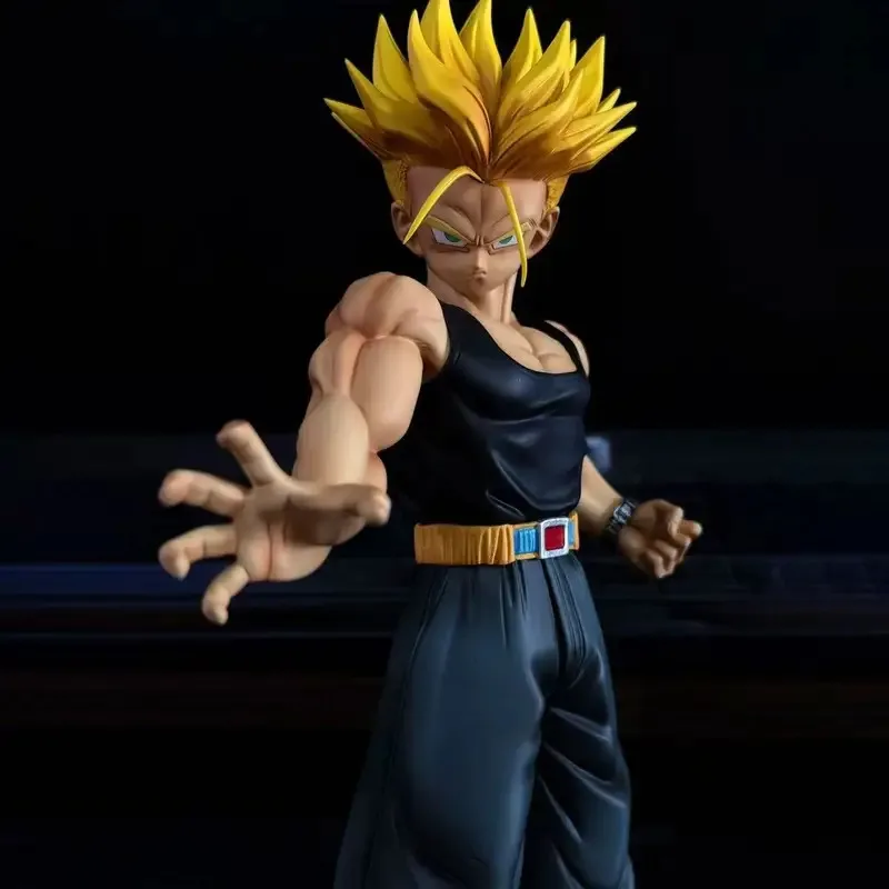 

Dragon Ball Z Future Trunks Super Saiyan Action Figure, 29cm Large Anime Collectible Model PVC Statue Toys Gift for Fans