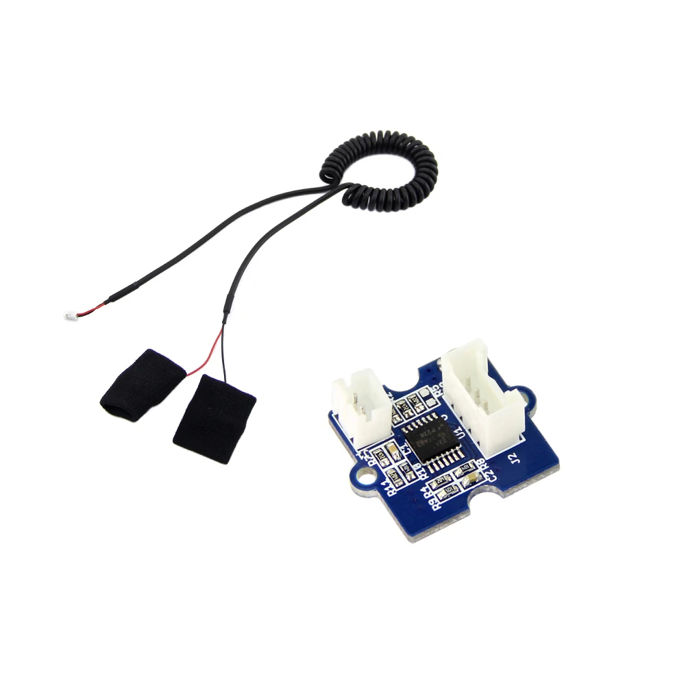 Kit Sensor de Corrente Galvânica para Pele (GSR) - Módulo de Detecção de Resistência e Condutividade Elétrica por Ponta dos Dedos