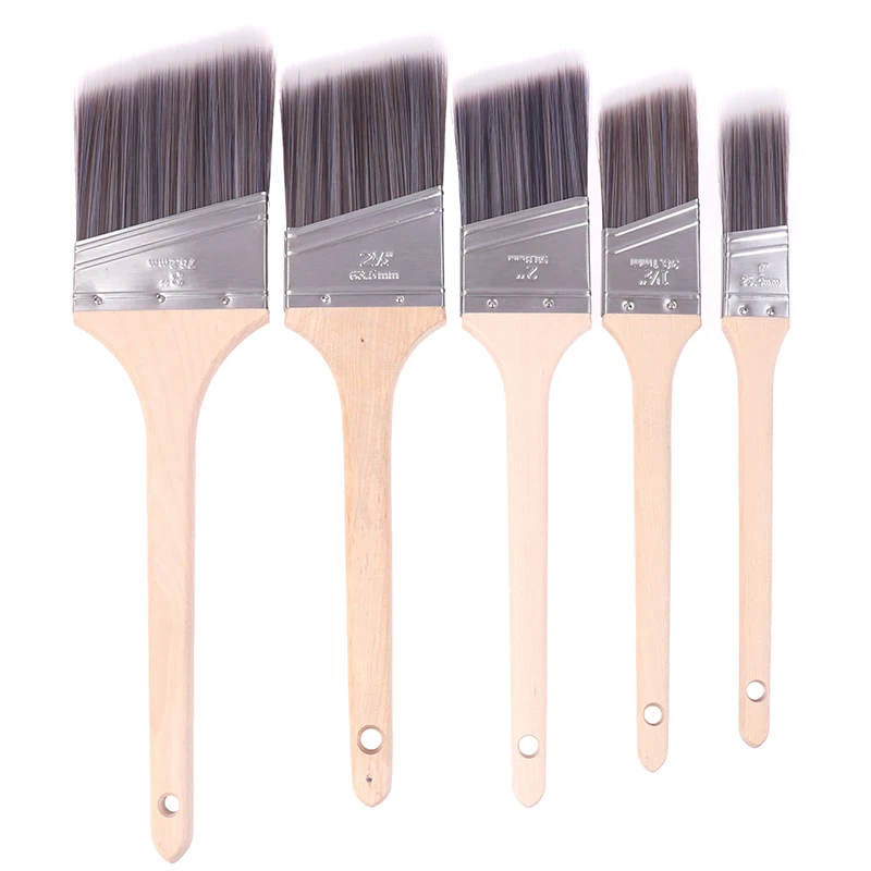 1pcs Paint Brushes Durable Wooden Handle Bristle Premium Painting Tool Brush for Furniture Home Wall Painting