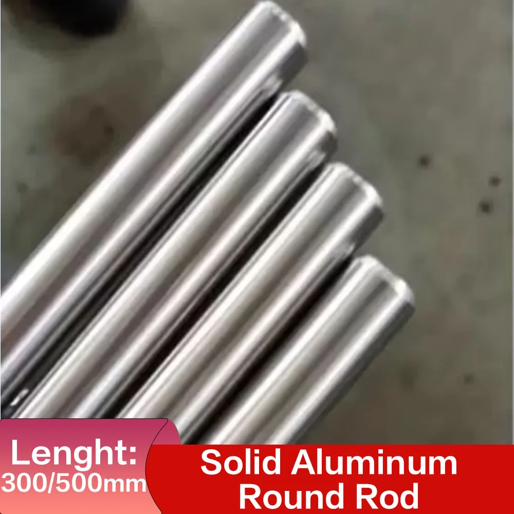 Solid Aluminum Round Rod 1x500mm 1.5mm 2mm 2.5mm 3mm 4mm 5mm 6mm 7mm 8mm 9mm 10mm 11mm 12mm 13mm 14mm 15mm 16mm-50x300mm 6061