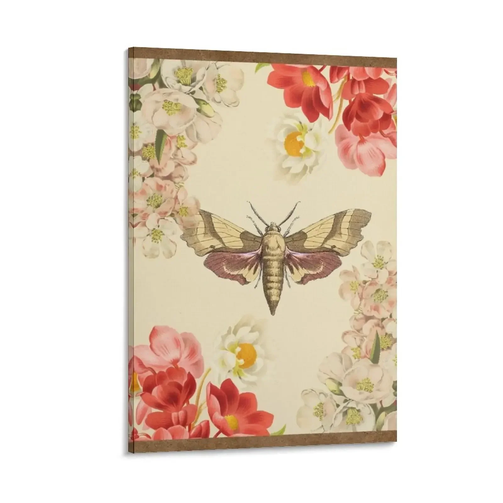 

Creamy Blossoms Canvas Painting bedroom decor room decorations aesthetic wall decoration Home decoration