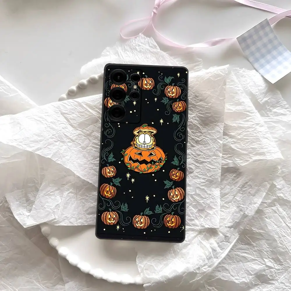 Cute Cartoon G-Garfields Phone Case For Samsung S 24 Fe 25 Ultra Plus 20 Lite 21 30 22 23 24 22 Ultra 5G Fundas view 3