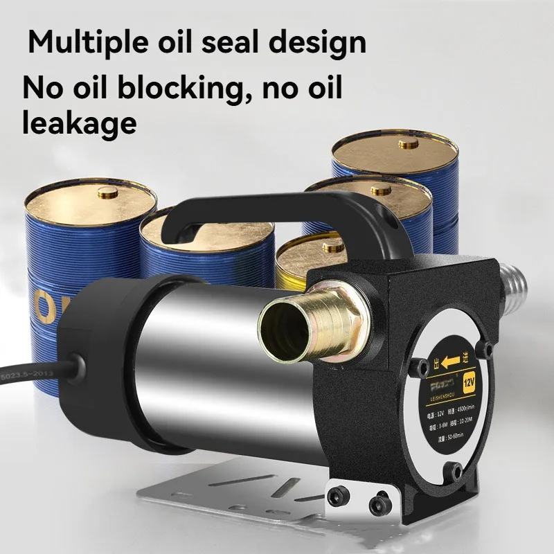 Universal Electric Oil Pump 12V/24V/220V Small Fuel Pump Self-Priming Refueling Diesel Pump for Automotive And Industrial Use