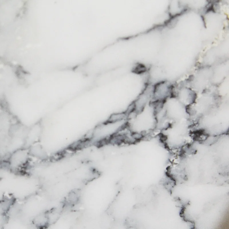 Relógio de quarto com padrão de mármore circular de pedra de 30 cm