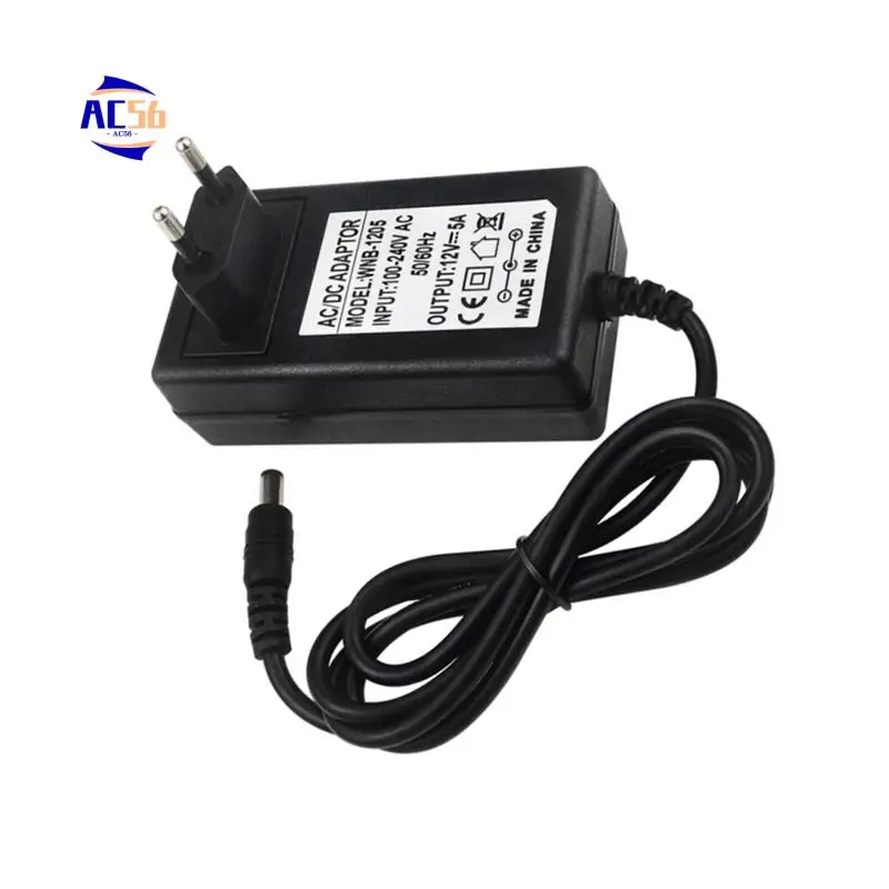 

AC56-For Banana Pi R4 Power Supply 12V 5A DC Power Adapter 100-240V Input Charger For BPI R4 Development Board