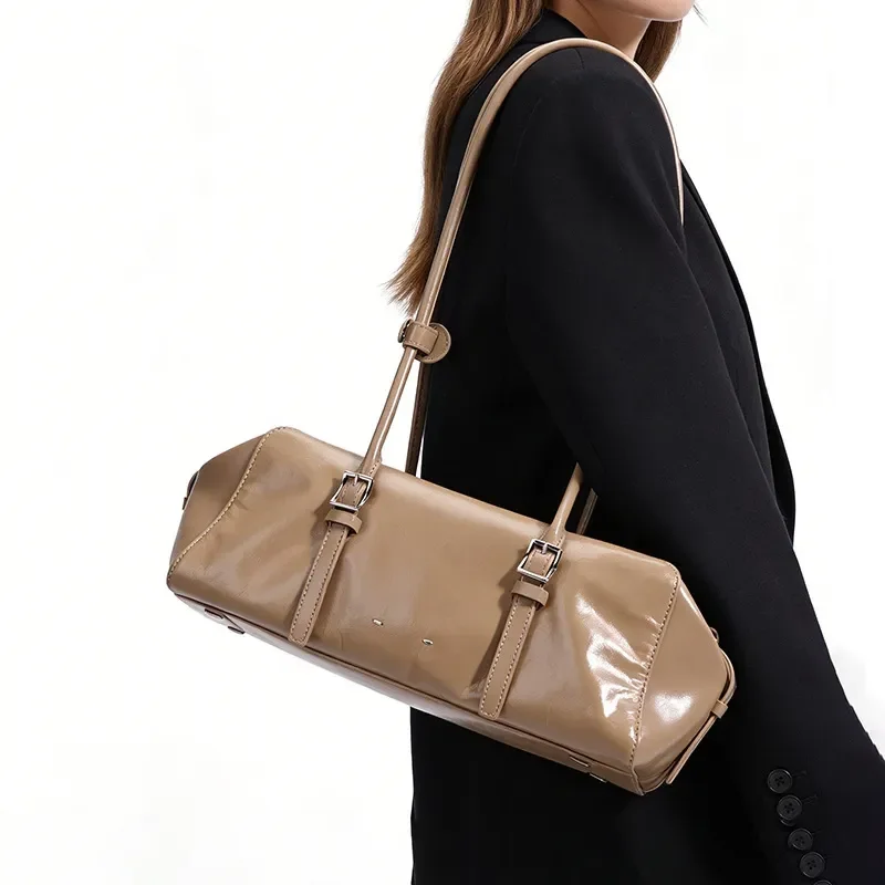 Genuine Grade Women's Leather Underarm Bag Luxury Deisgner Brand Ladies Shoulder Crossbody Top-handle Bag for Woman Handbag 2026