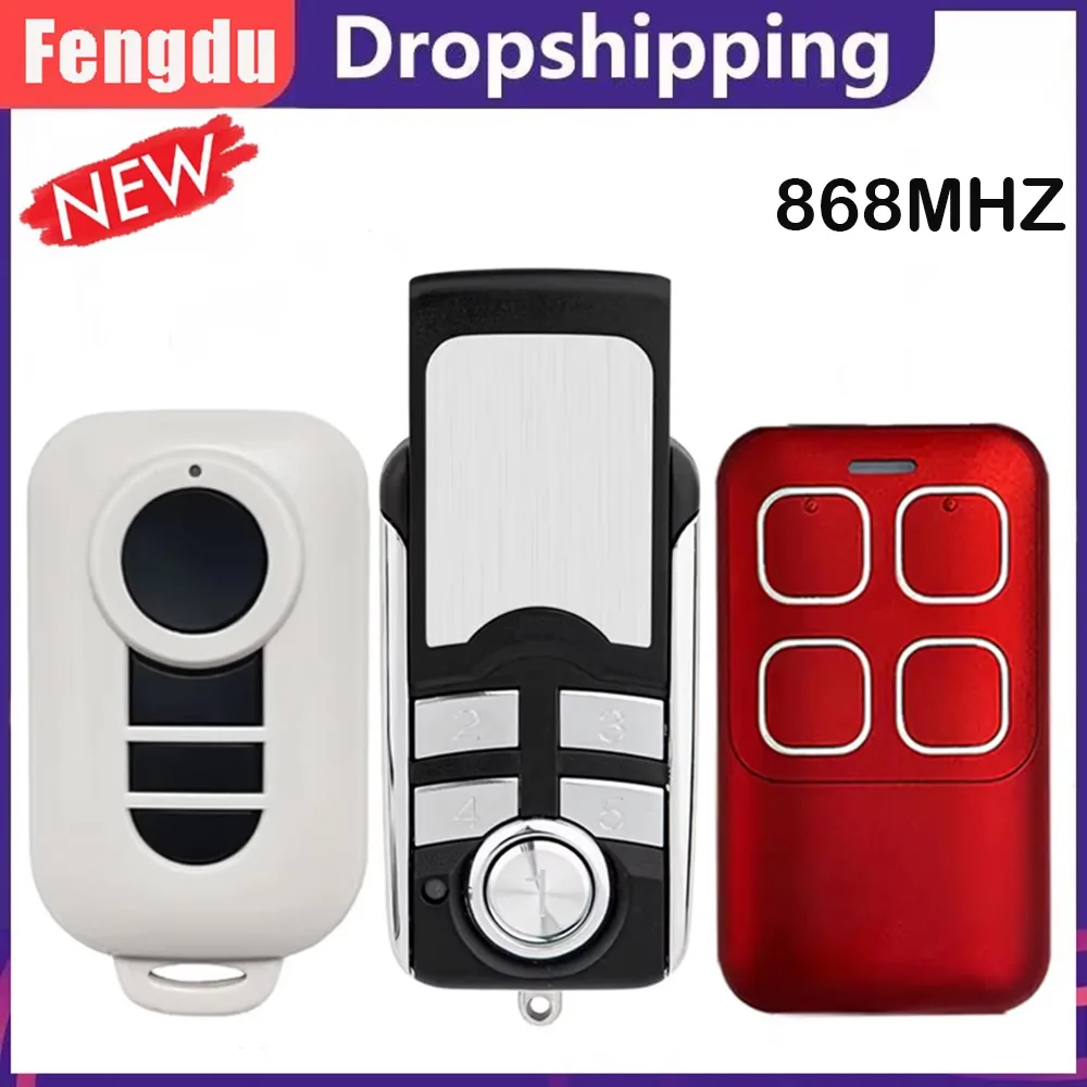 

868 МГц HSE2 HS4-868-BS HS5-868-BS Беспроводной ручной передатчик Устройство открывания гаражных ворот Пульт дистанционного управления