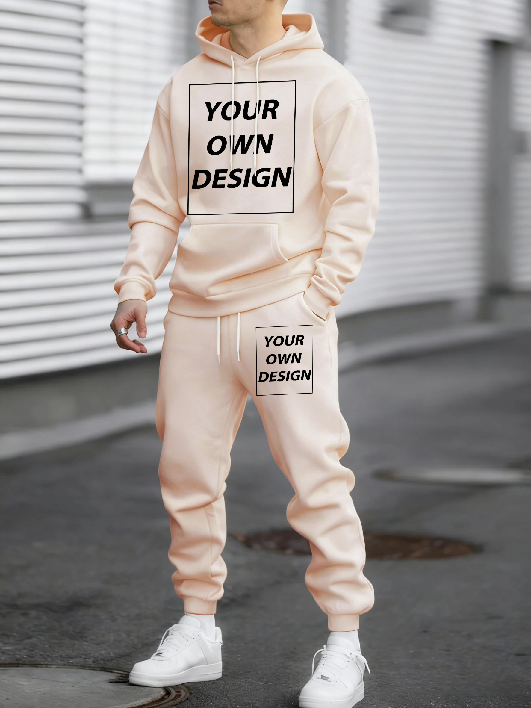 Lente Herfst Hoody-set Aangepa - Street Fashion Logo recensie en prijs