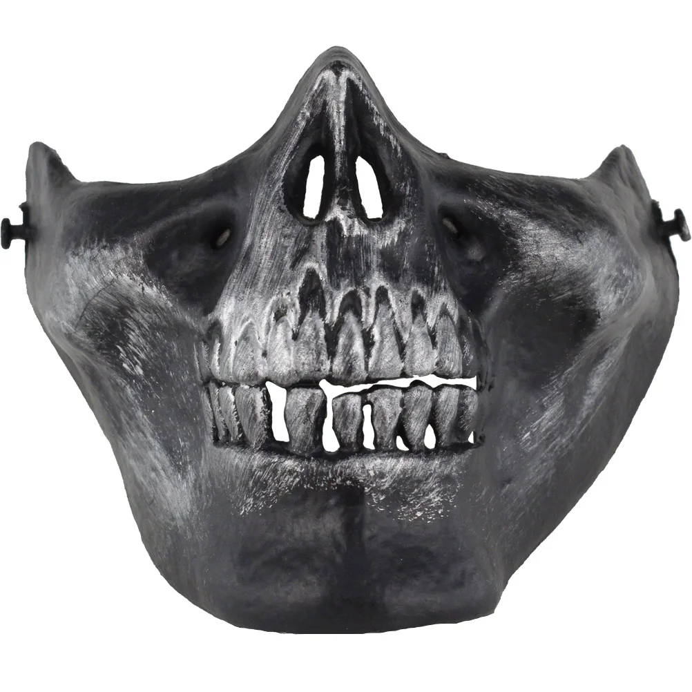 

Half Face Mask Durable Protective Adjustable Elastic Travel Outdoor Sports Breathing Design Halloween