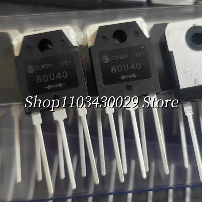 10Pcs 100% New Original 60N30 80U40 TO-3P 60A 80A 300V 400V Super Fast Recovery Diode