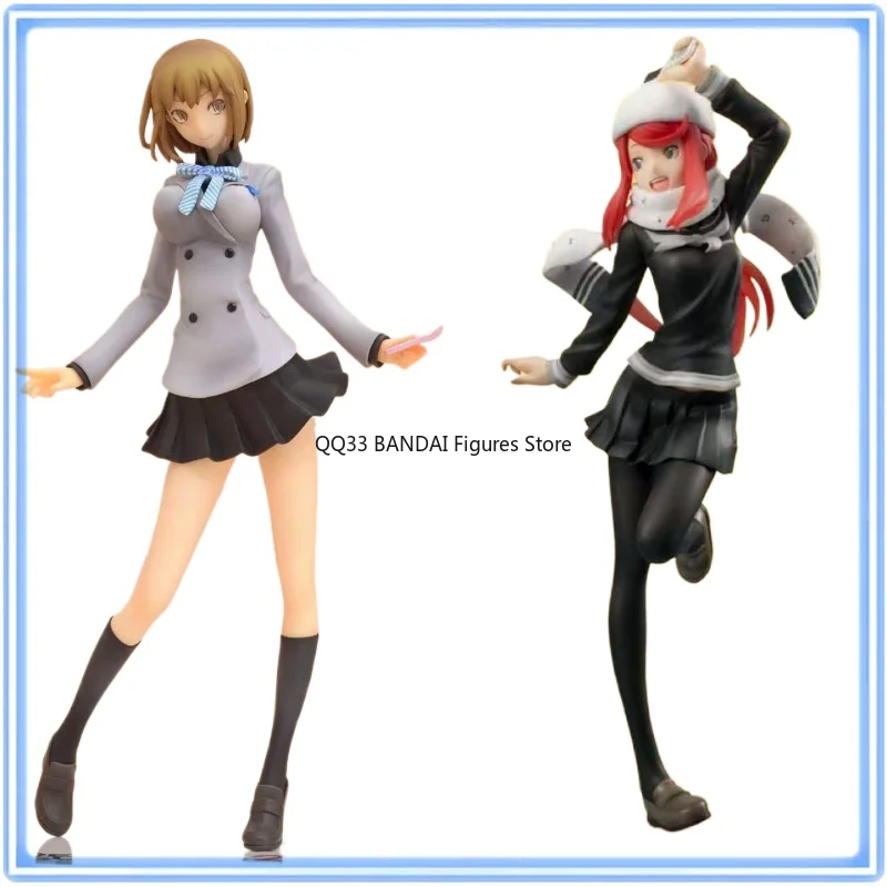 Genuine Original DEVIL SURVIVOR 2 THE ANIMATION Io Nitta & Airl Ban Action Figure Model Desktop Ornaments Collectibles