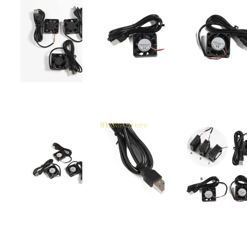 

USB Cooling Fan 40mm DC5V CPU Cooler Radiator for PC for Case-Server Heatsink best sale
