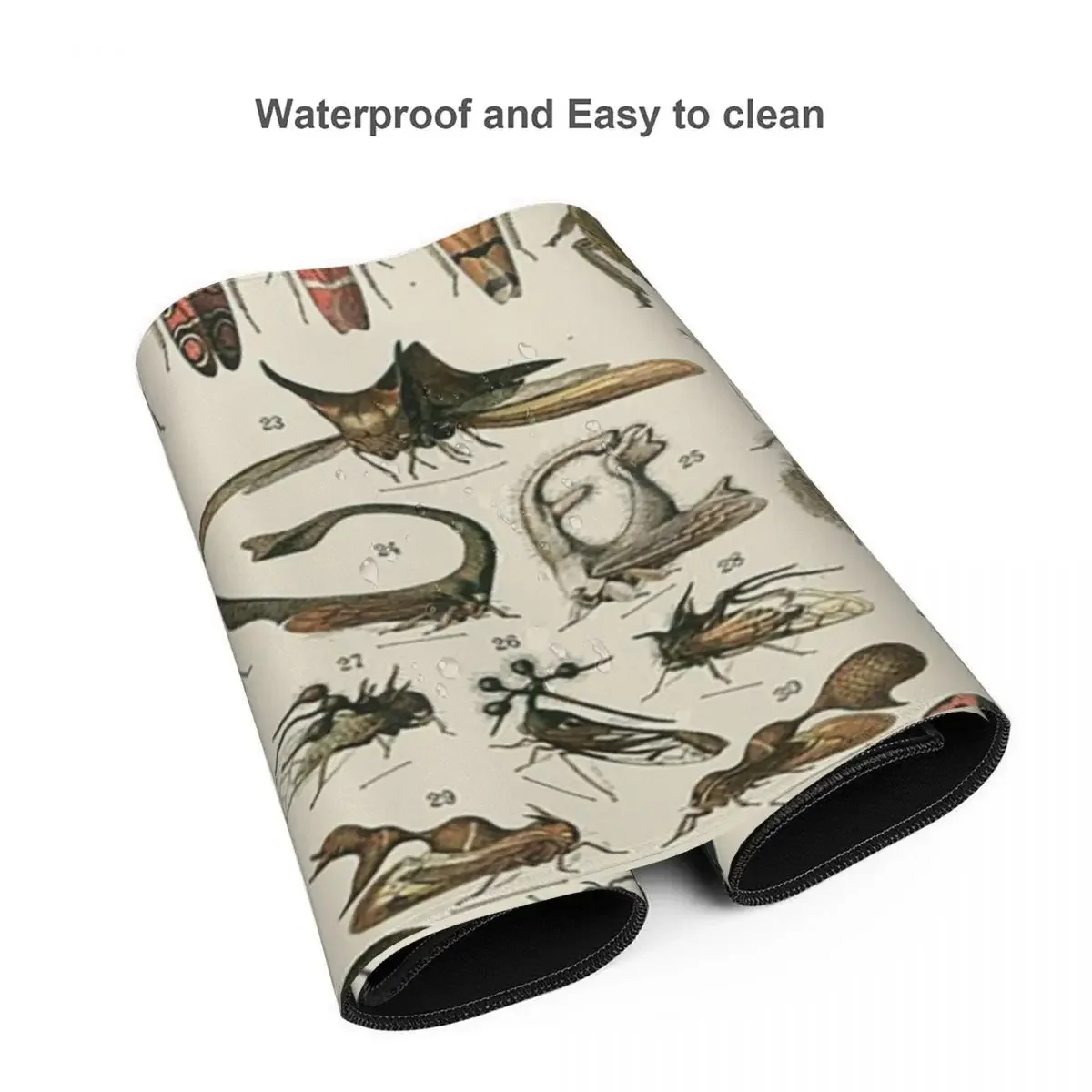 Insects Large Mouse Pad Computer Keyboard Mouse Mat Gamer PC Laptop Desk Mat Office Accessories Table Mats