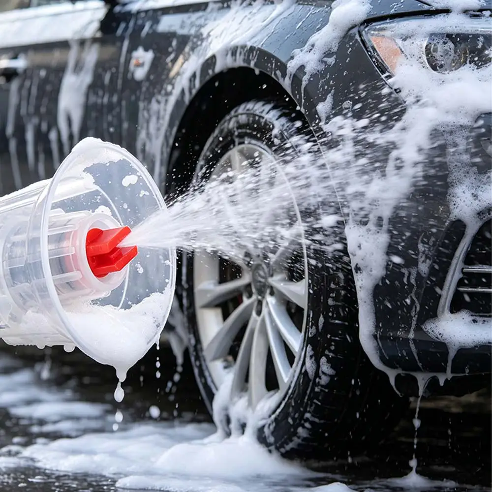 Windproof Foam Nozzle Flower Watering Spray Bottle Spray Nozzle 16mm Clean Mirrors Car Wash Nozzle Spray Kettle Accessories