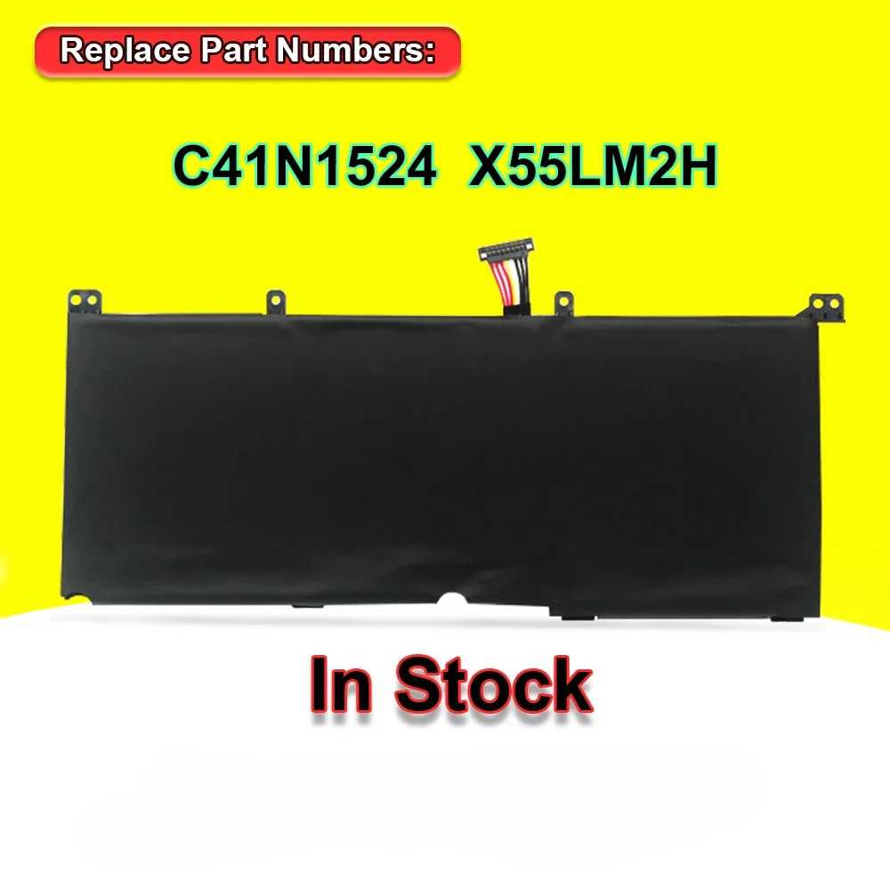 C41N1524 Laptop Battery For ASUS Zenbook Pro N501JW N501VW UX501VW UX501GW G501GW 4ICP5/79/73 15.2V 60Wh 3950mAh Rechargeable