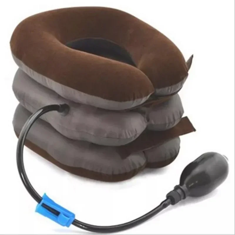 Inflatable Neck Cervical Vertebra Traction Soft Neck Tractor Pillow Relieve Headache Head Back Shoulder Neck Pain