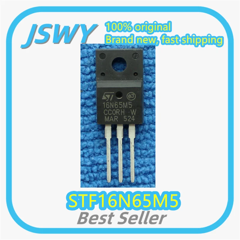 (10/50pcs) STF16N65M5 Silk Screen MOSFET Transistor TO220FP 16N65M5 Field Effect Transistor Fast Shipping Brand New