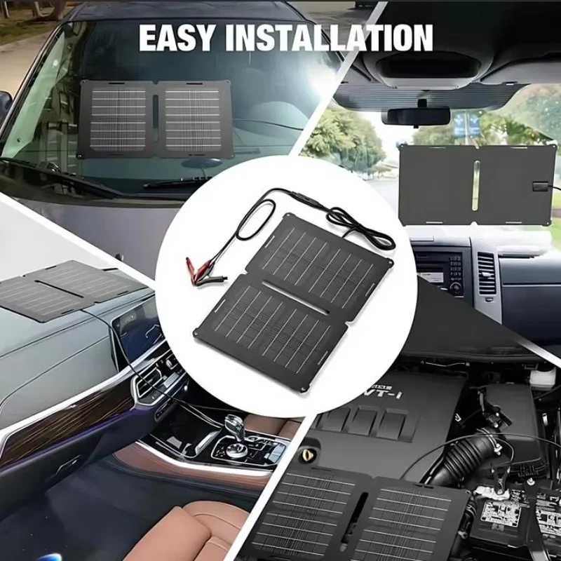 Solar Custom Size Solar Battery Maintainer Float Charger 23% Efficiency RV Camper caravan Truck Motorcycle Lawn
