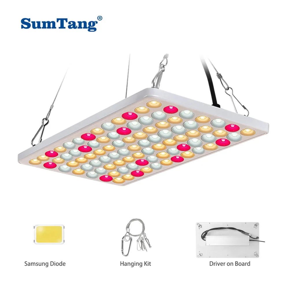 Imagem -02 - Led Grow Plant Light para Plantas de Interior Diodos Samsung Espectro Completo Lâmpada Crescente para Semeadura Veg Blooming Promoção