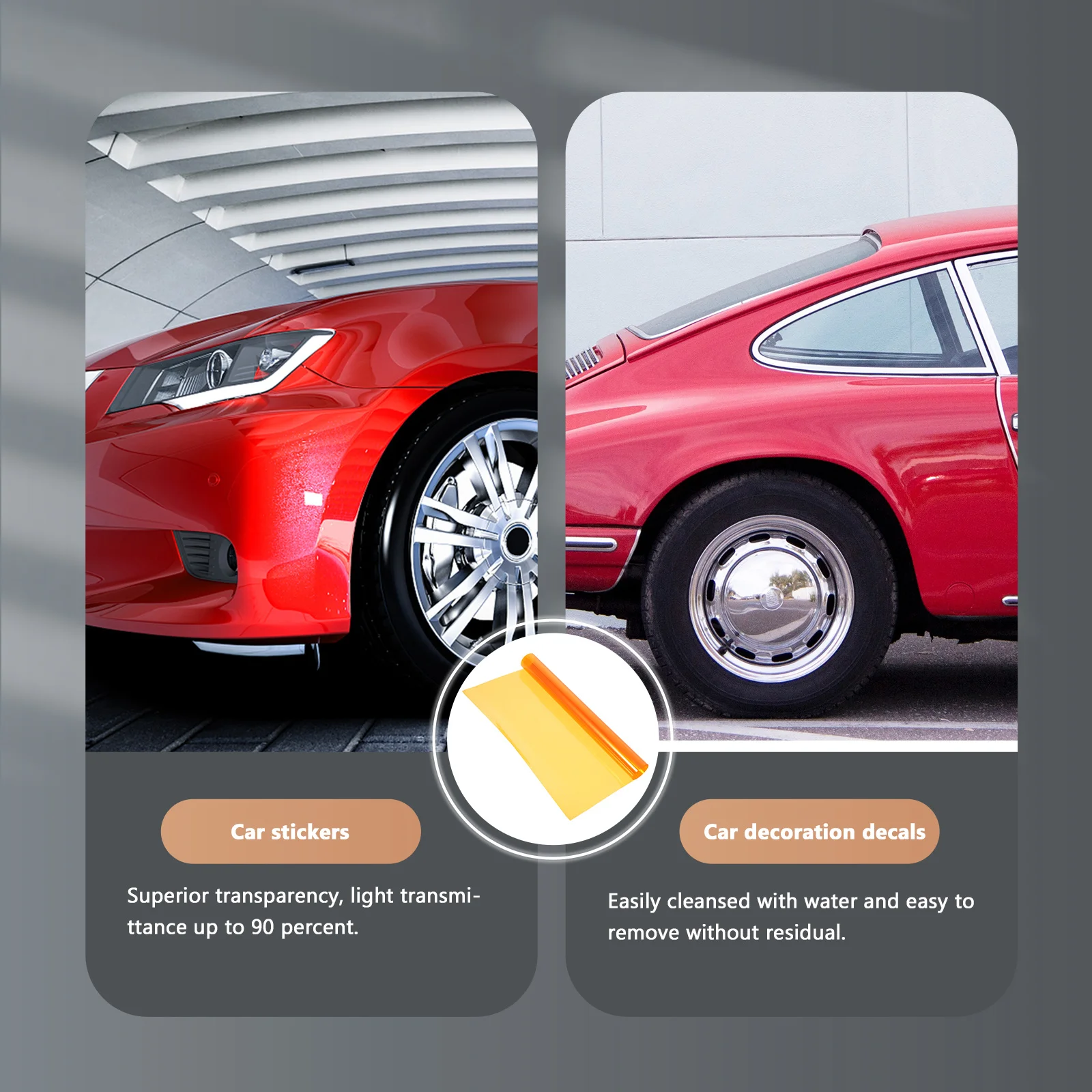 

Headlight Tint Film Smoke Transparent Heat Resistant Waterproof Scratch Proof Uv Protection For Car Stickers Taillight