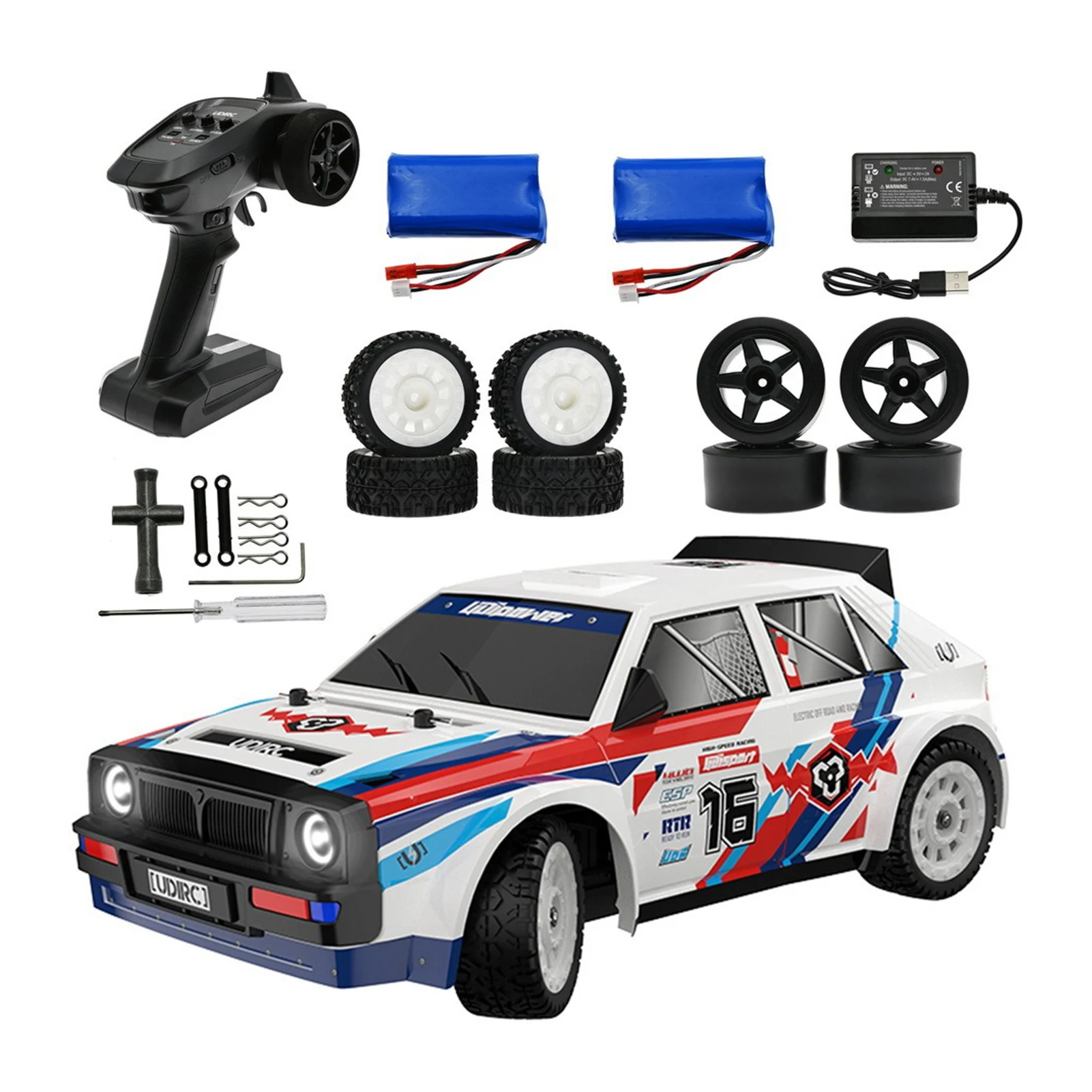 1/16 UDIRC UD 1603 RC Car 2.4G 50km/H High Speed Brushed 4WD Drift Car LED Light RTR Remote Control Vehicles Toy Gift