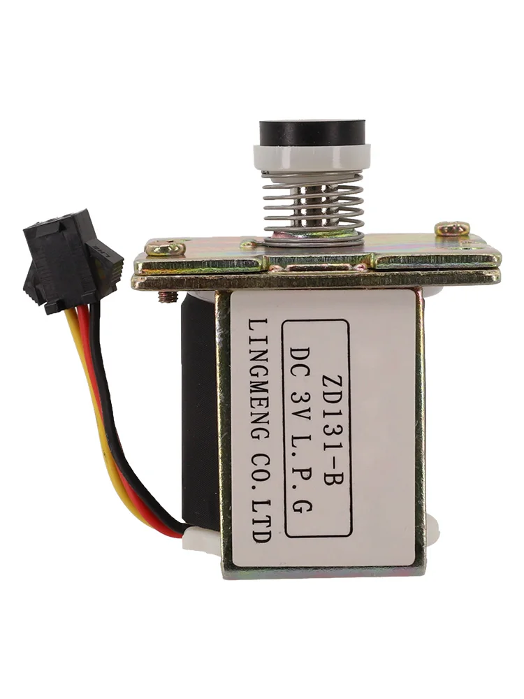 금속 구조와 14mm 고무 헤드 연결이 있는 가스 온수기용 교체용 DC3V ZD131B 솔레노이드 밸브