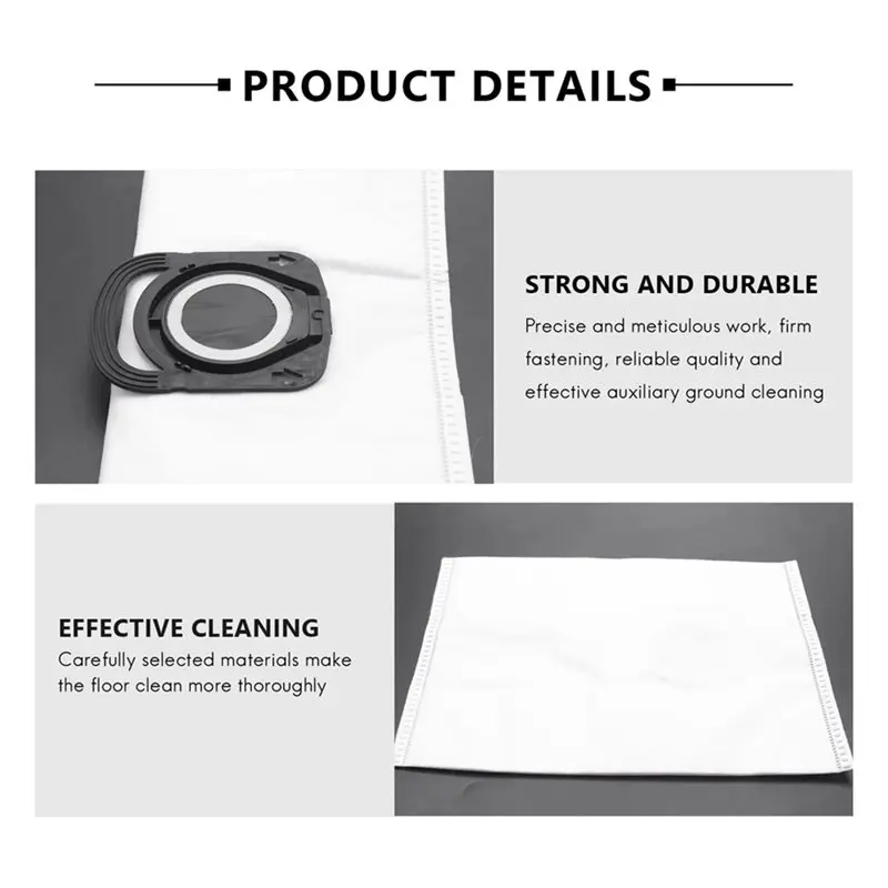 Dust Bags(12PCS) For Rowenta Tefal X-Plorer 75S+ /70+ /240+ /140+ RG9197WH RR8497WH ZR200520 ZR200540 Silence Force 4A