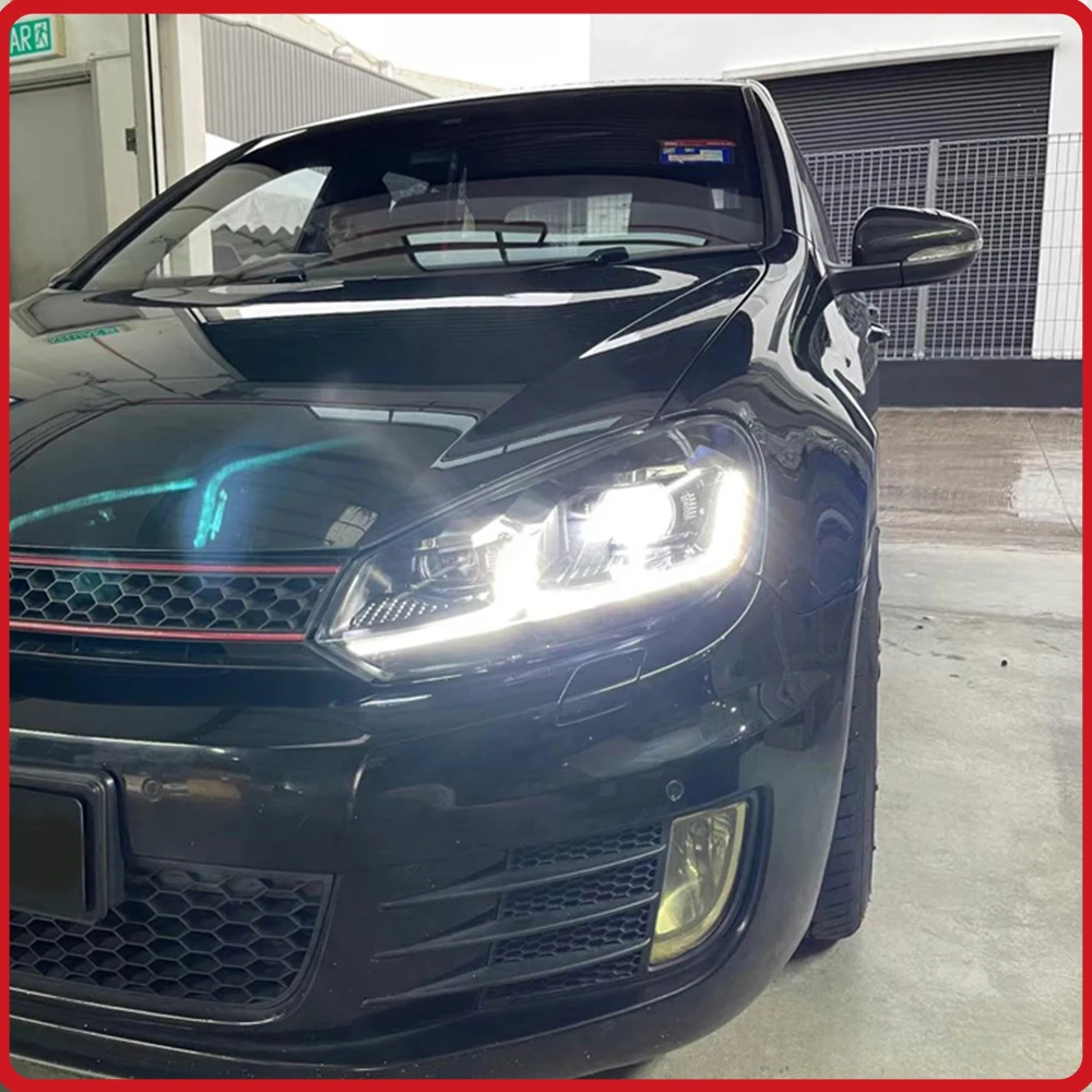 

For VW Golf 7 5G 2013-2017 Headlights Assembly Upgrade LED Dynamic Startup Effec High Quality Plug and Play Streamer Turn Light