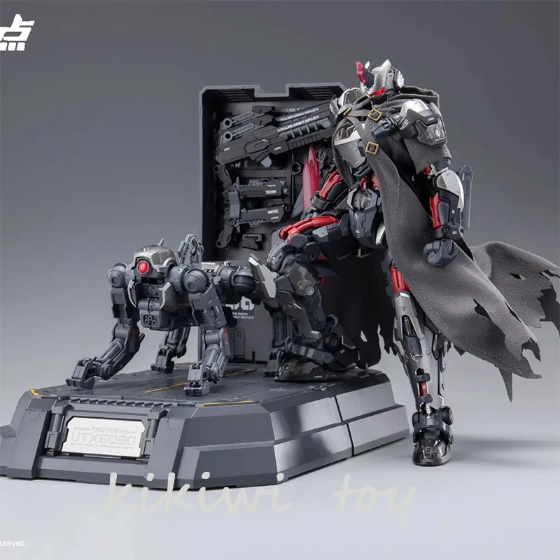 19cm Over Zero Hemoxian UTX-6030 Tastier Model Action Figure Mechanical Dog Model With LED Assembled Model Collection Toys Gift