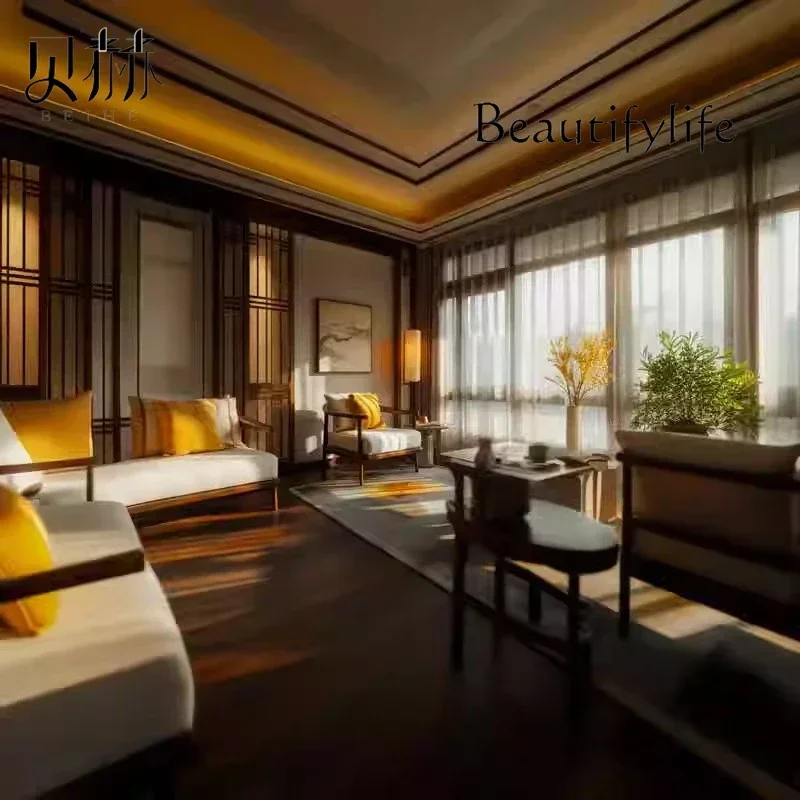 أريكة مفردة وابي سابي ويند ما بعد الحداثة مصممة من الخشب الصلب فيلا استقبال كرسي ترفيهي إيطالي